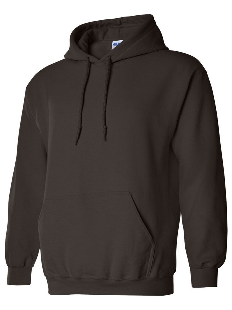 Gildan - Sweat à capuche Marron foncé - Kiabi
