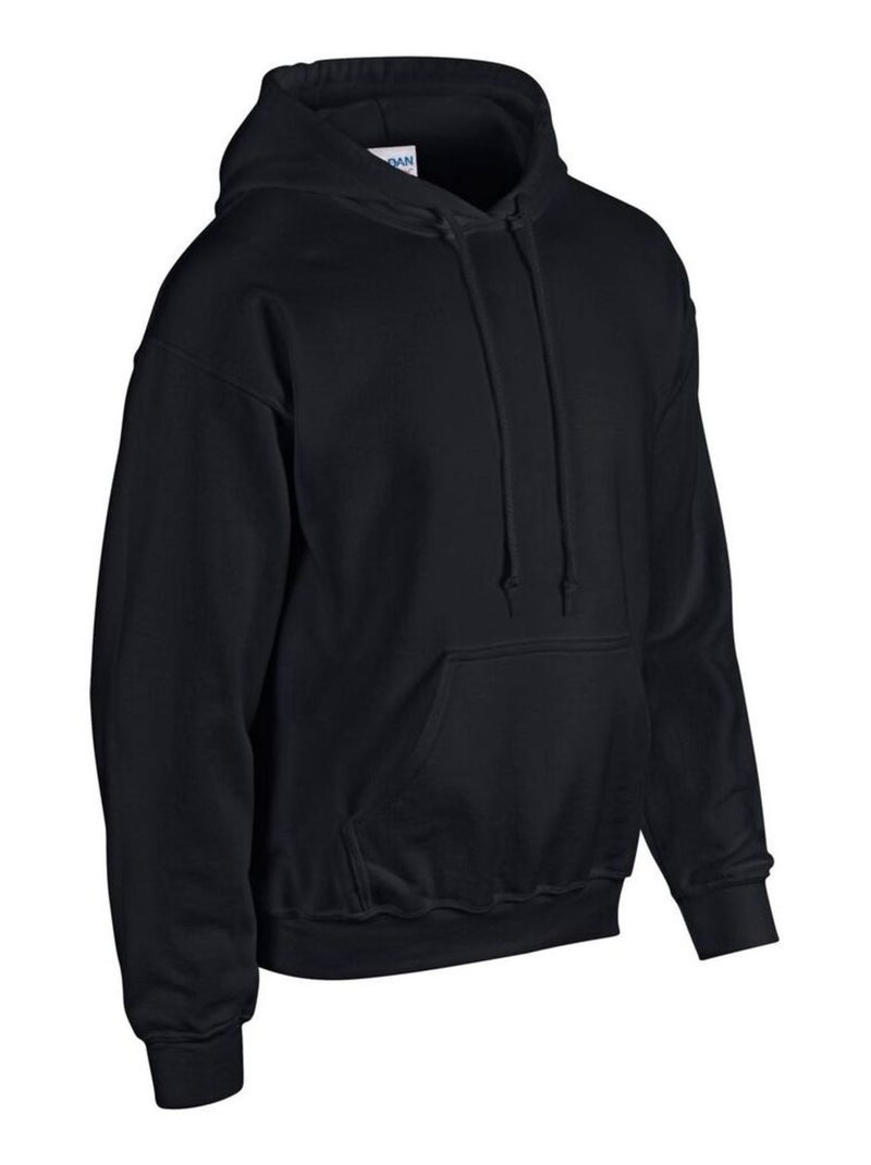 Gildan - Sweat à capuche Noir - Kiabi