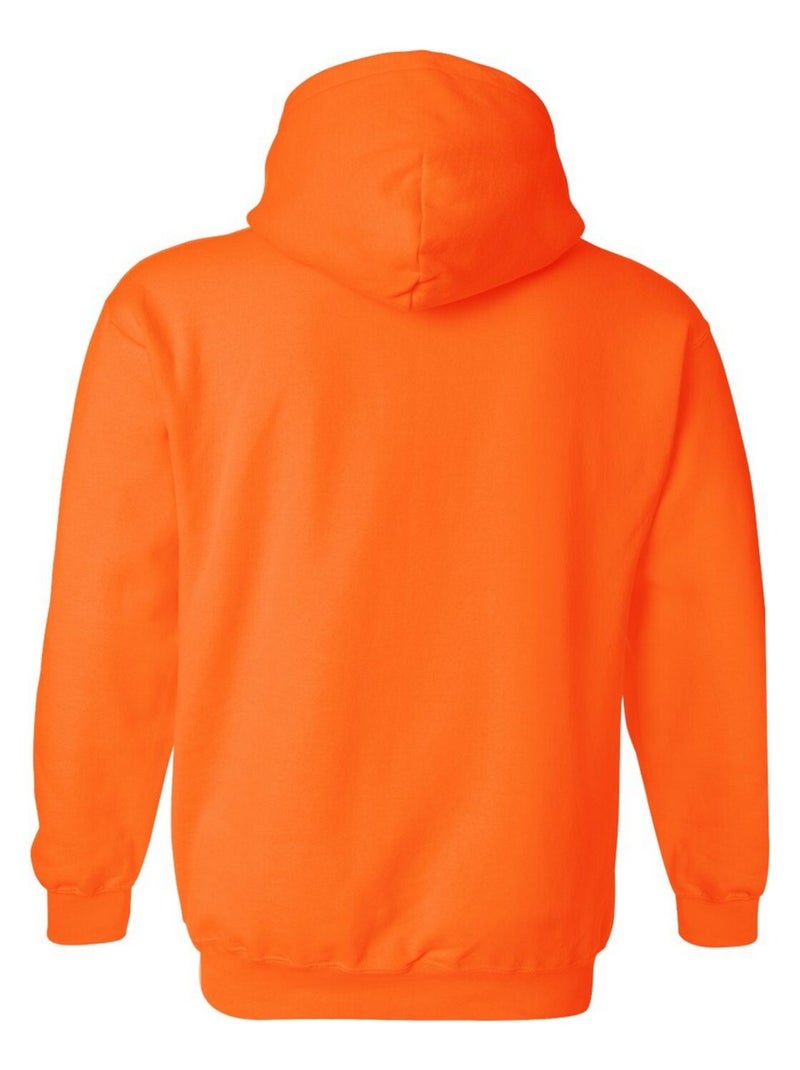 Gildan - Sweat à capuche Orange clémentine - Kiabi