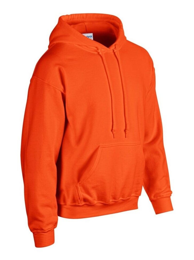Gildan - Sweat à capuche Orange - Kiabi
