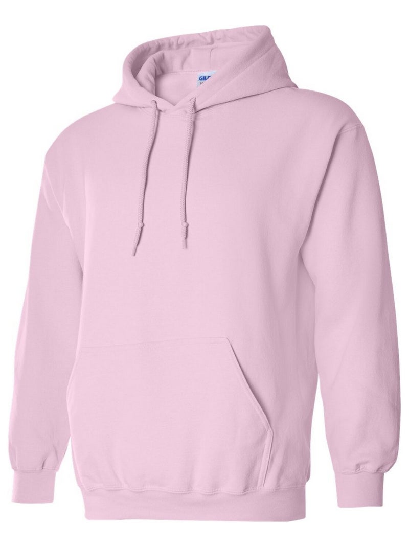 Gildan - Sweat à capuche Rose clair - Kiabi