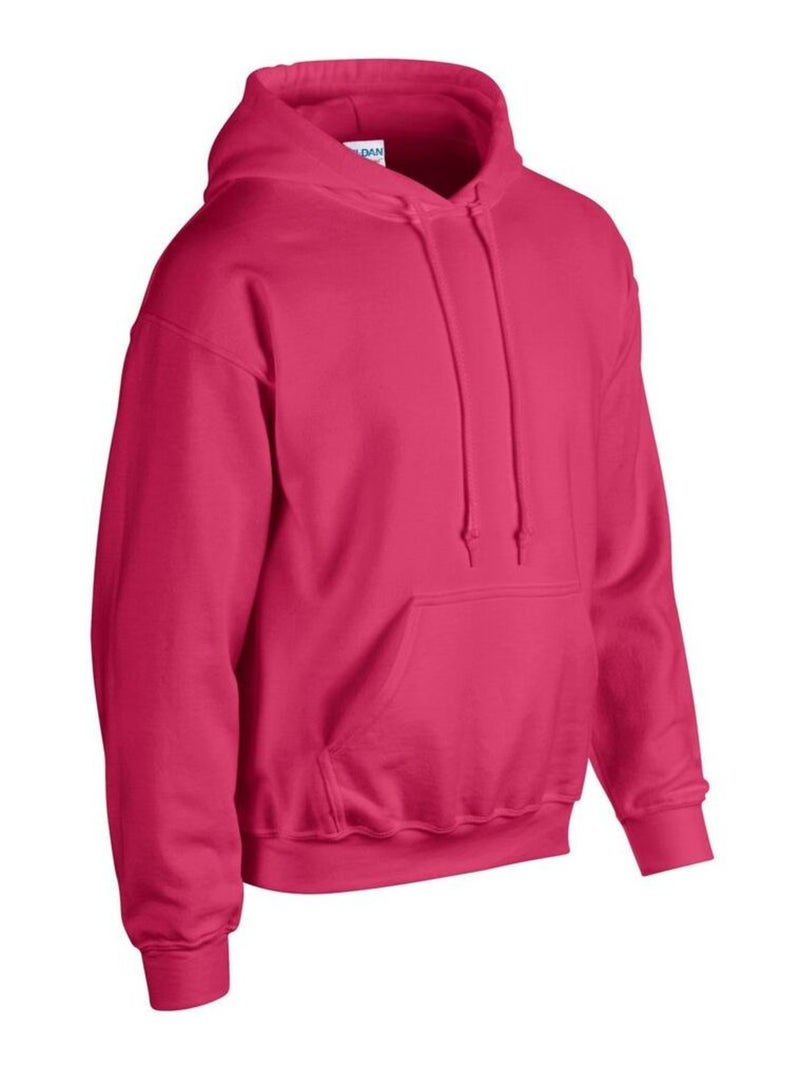 Gildan - Sweat à capuche Rose - Kiabi