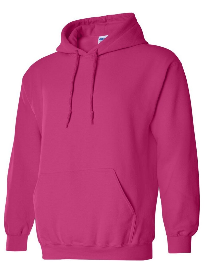 Gildan - Sweat à capuche Rose - Kiabi