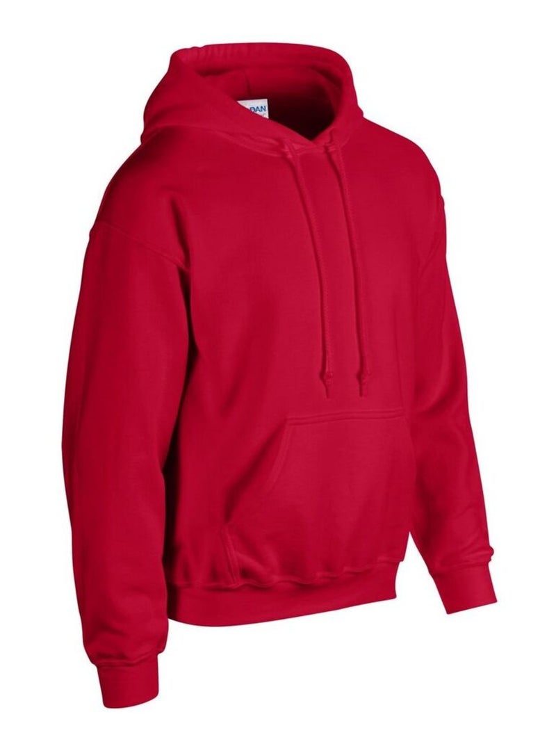 Gildan - Sweat à capuche Rouge clair - Kiabi