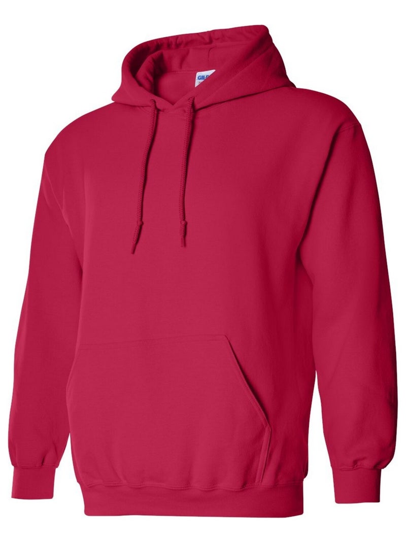 Gildan - Sweat à capuche Rouge clair - Kiabi