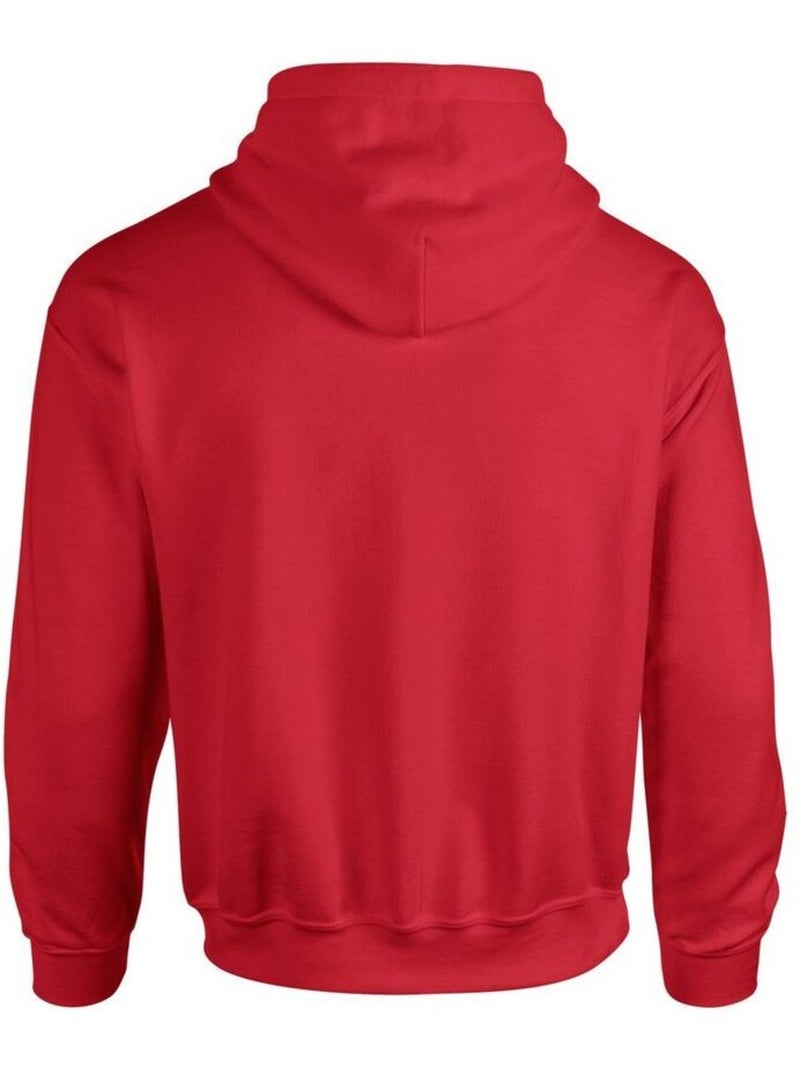 Gildan - Sweat à capuche Rouge - Kiabi