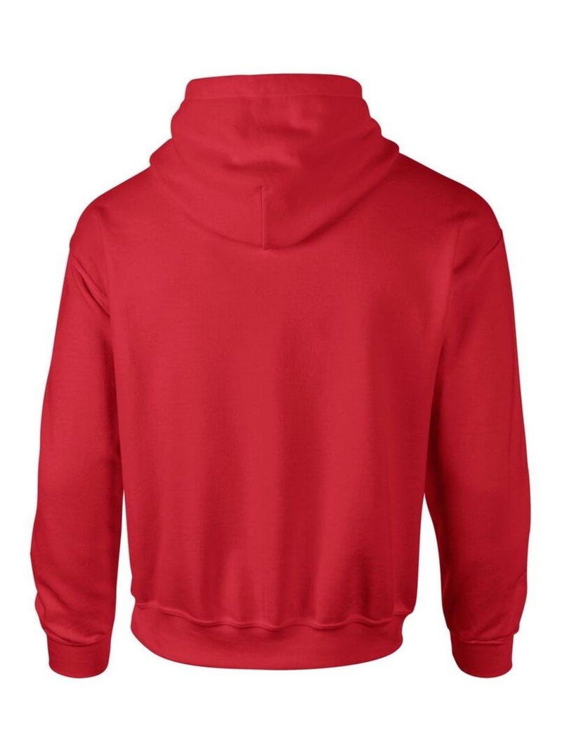 Gildan - Sweat à capuche Rouge - Kiabi