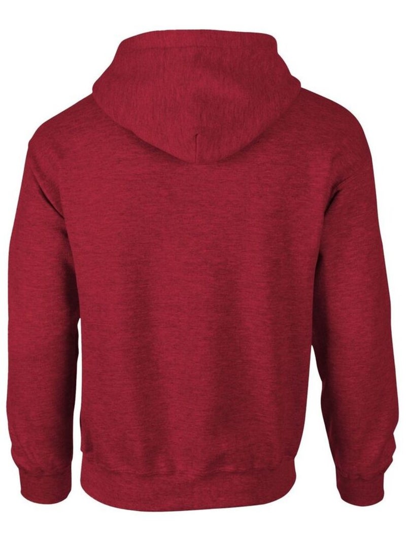 Gildan - Sweat à capuche Rouge foncé - Kiabi