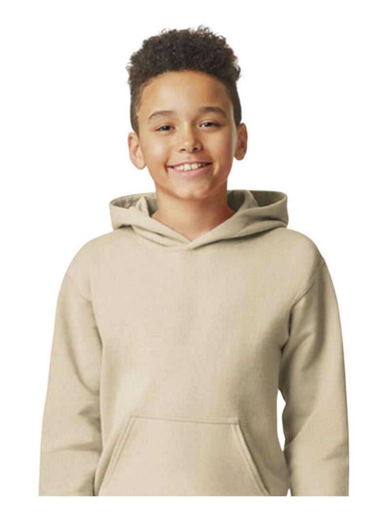 Gildan - Sweat à capuche SOFTSTYLE Beige sable - Kiabi