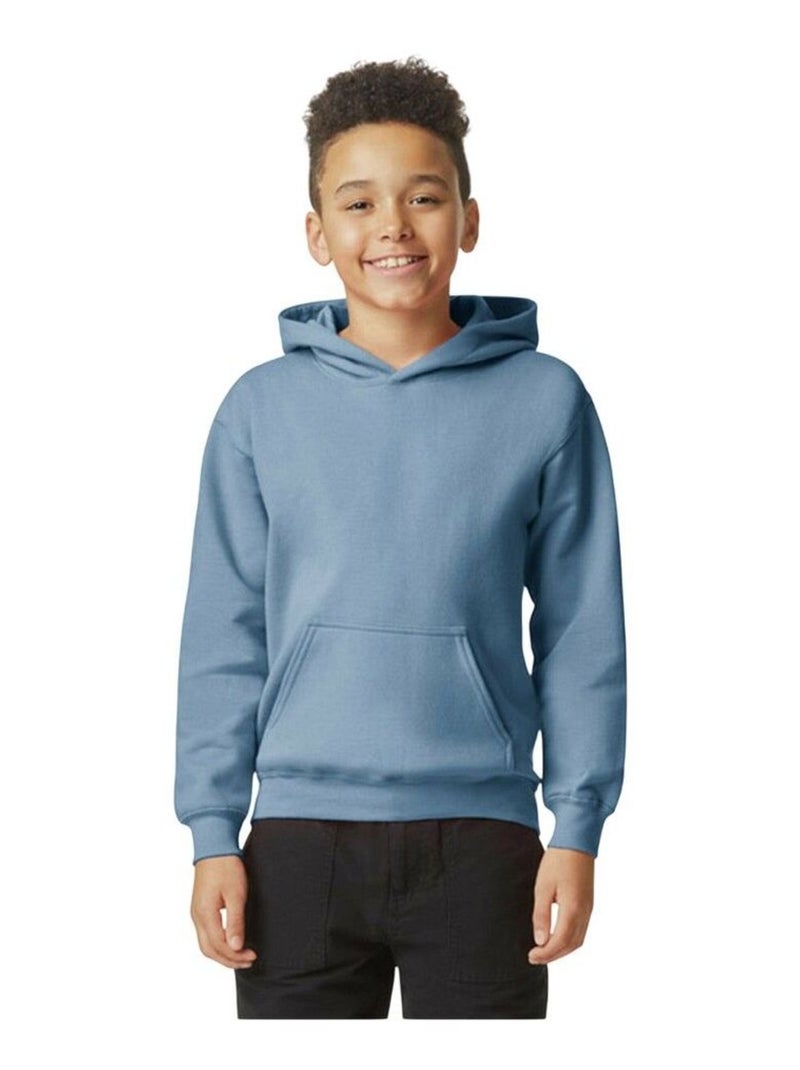 Gildan - Sweat à capuche SOFTSTYLE Gris Bleu - Kiabi