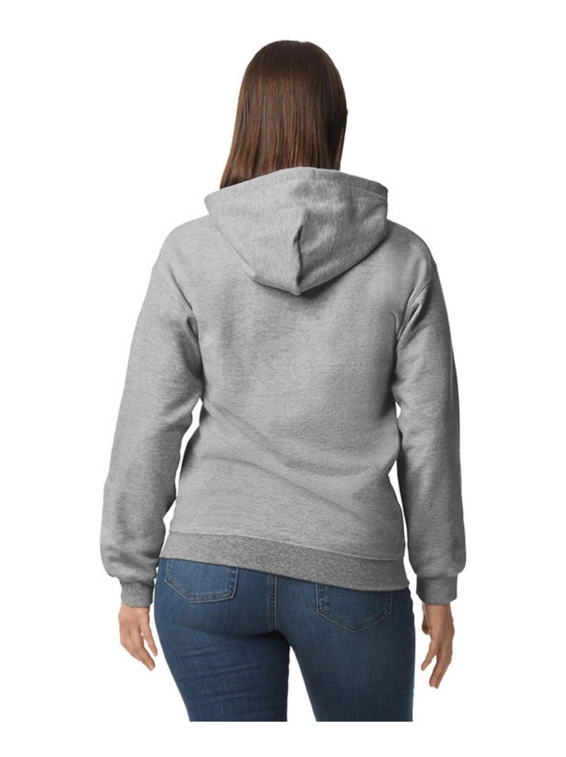 Gildan - Sweat à capuche SOFTSTYLE Gris chiné - Kiabi