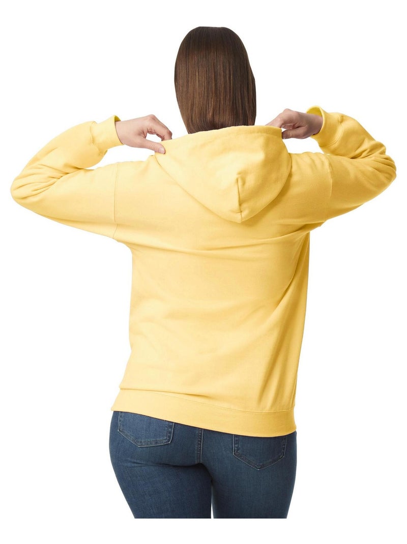 Gildan - Sweat à capuche SOFTSTYLE Jaune clair - Kiabi