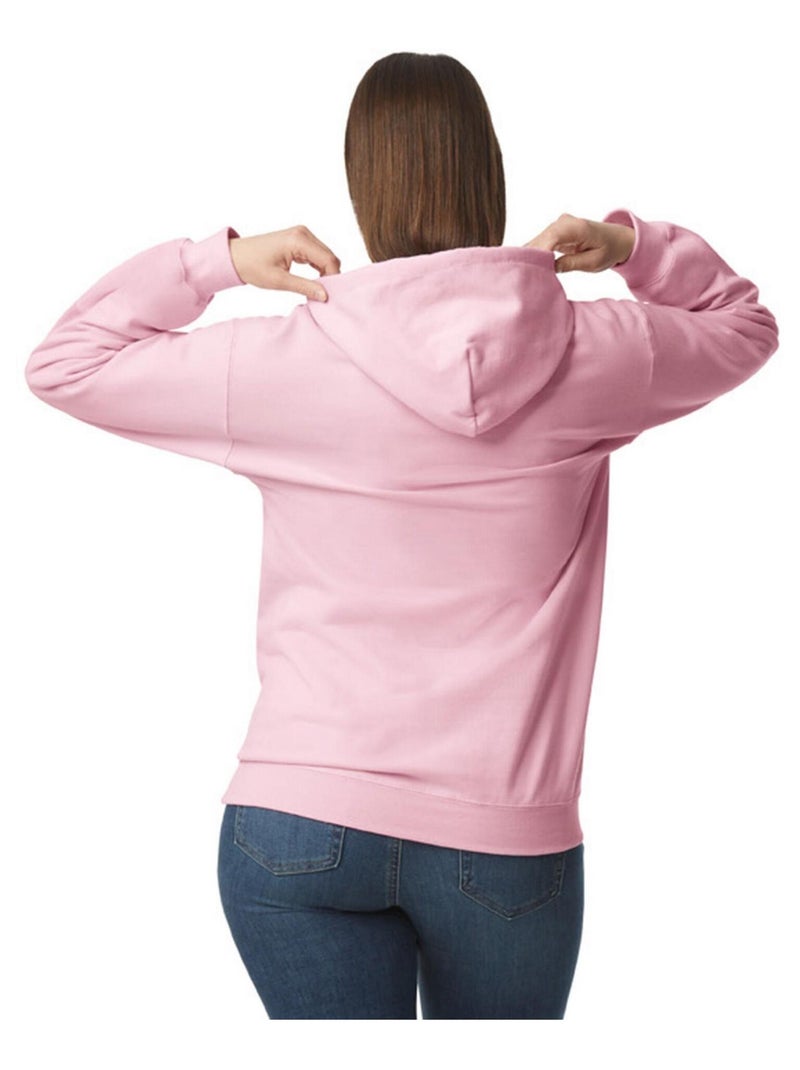 Gildan - Sweat à capuche SOFTSTYLE Rose clair - Kiabi