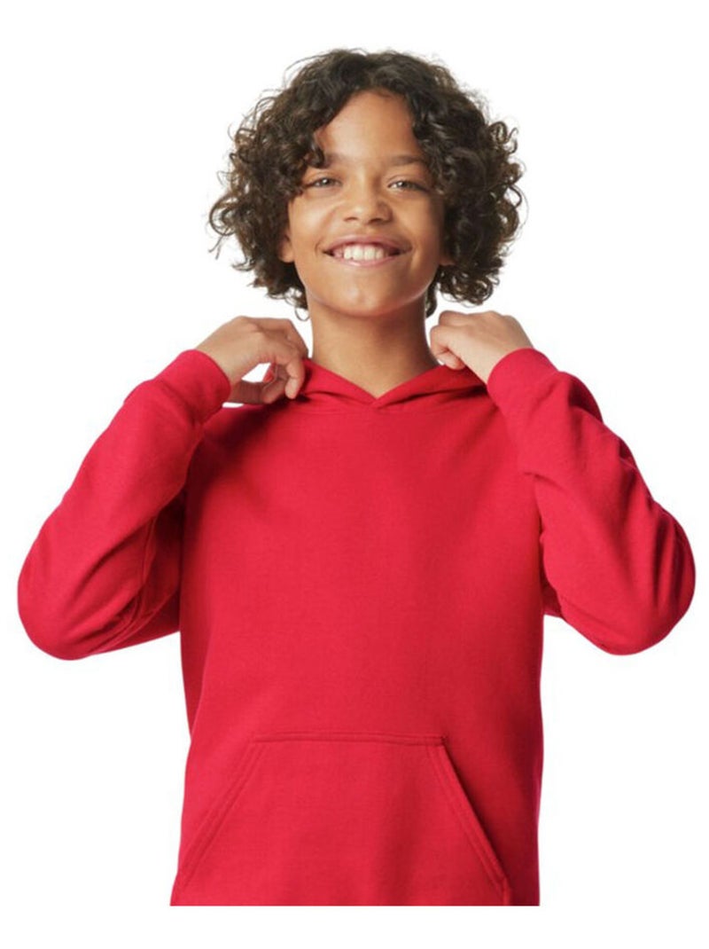 Gildan - Sweat à capuche SOFTSTYLE Rouge - Kiabi