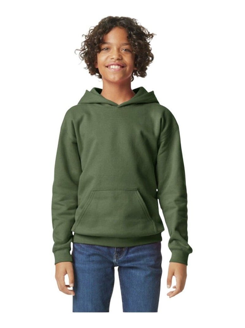Gildan - Sweat à capuche SOFTSTYLE Vert kaki - Kiabi