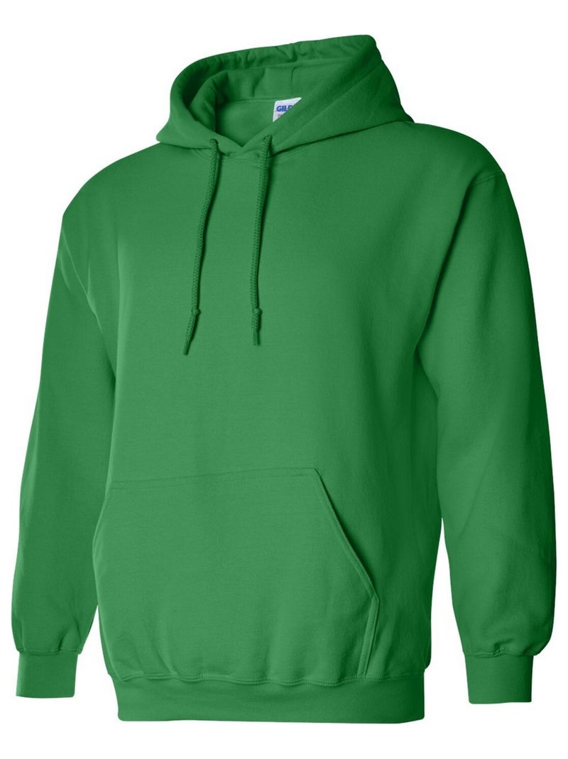 Gildan - Sweat à capuche Vert chèvrefeuille - Kiabi