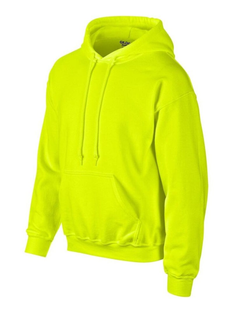 Gildan - Sweat à capuche Vert fluo - Kiabi