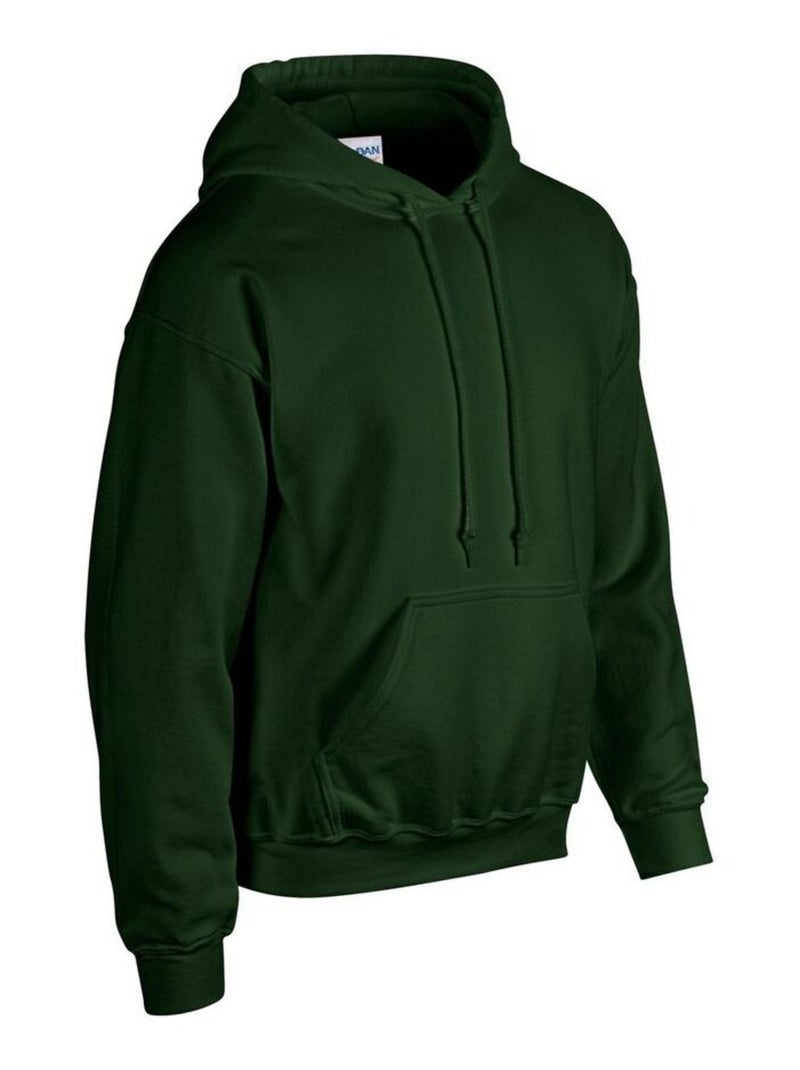 Gildan - Sweat à capuche Vert forêt - Kiabi
