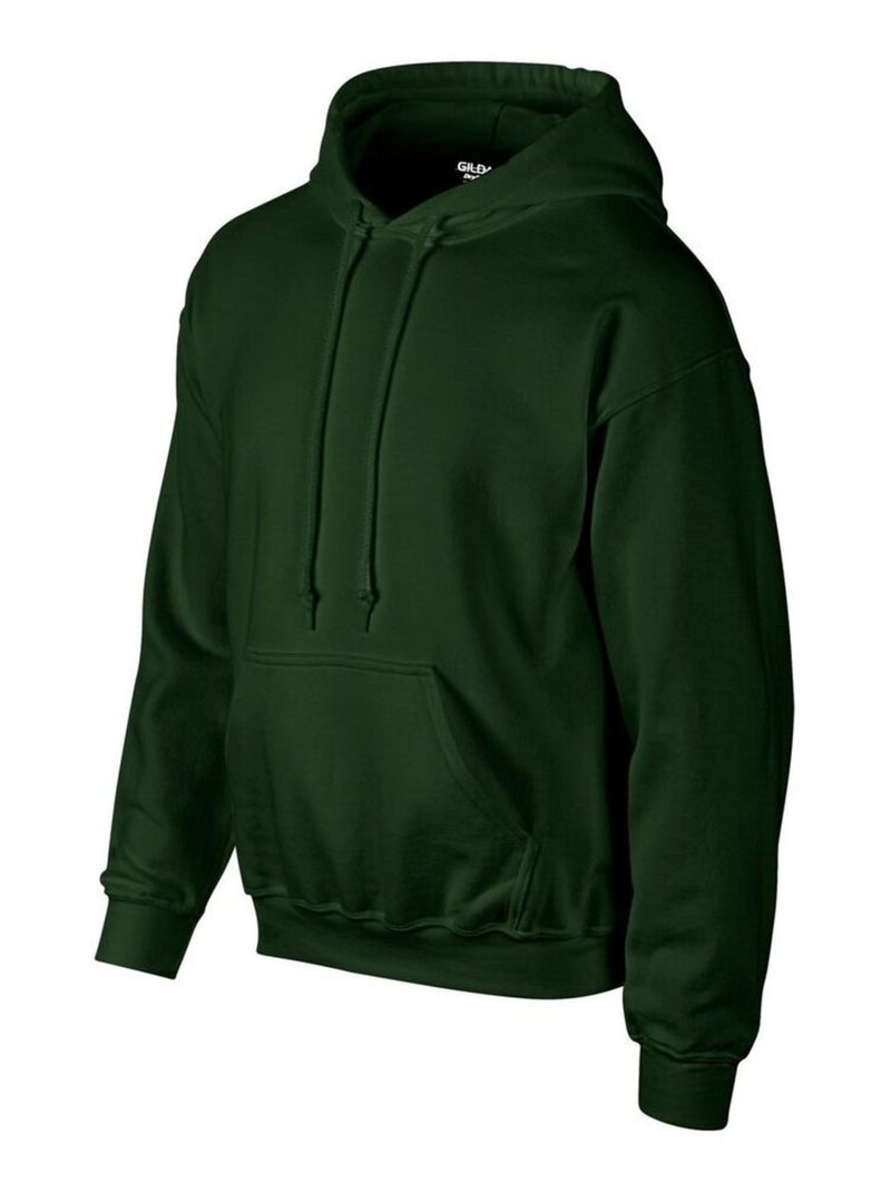 Gildan - Sweat à capuche Vert forêt - Kiabi