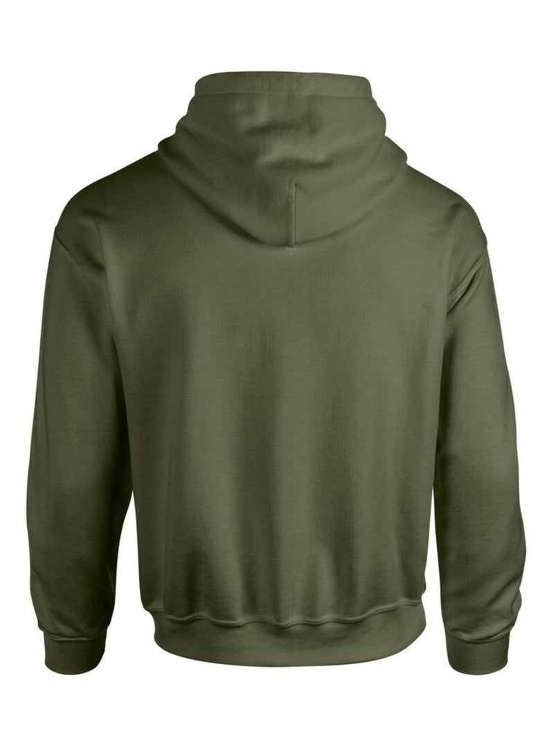Gildan - Sweat à capuche Vert kaki - Kiabi