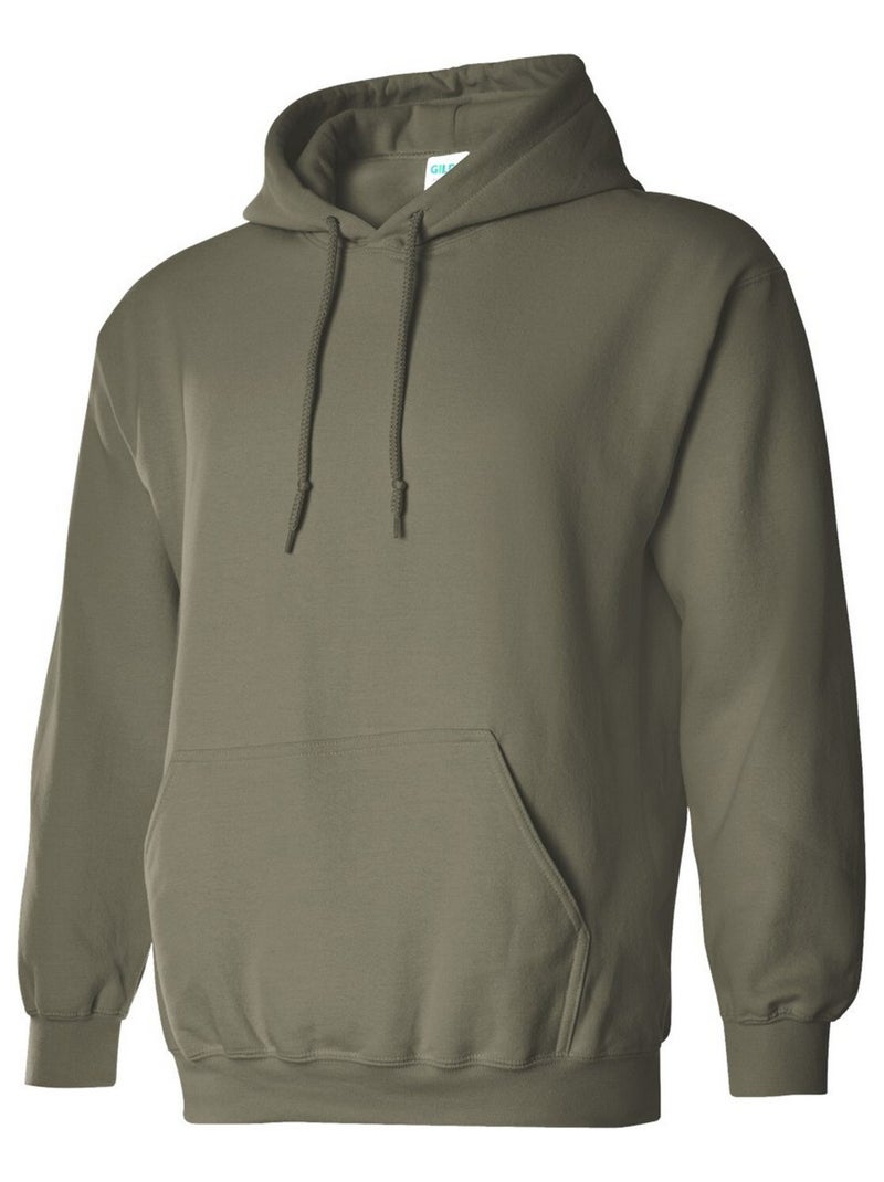 Gildan - Sweat à capuche Vert kaki - Kiabi