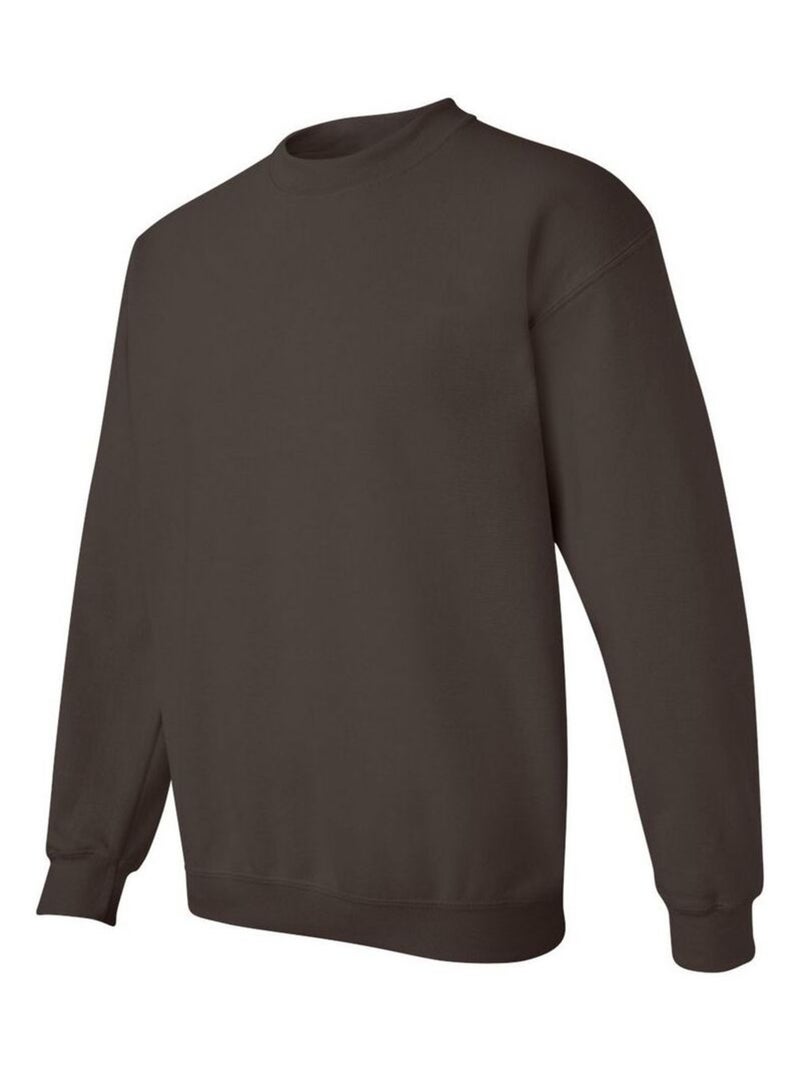 Gildan - Sweat Marron foncé - Kiabi