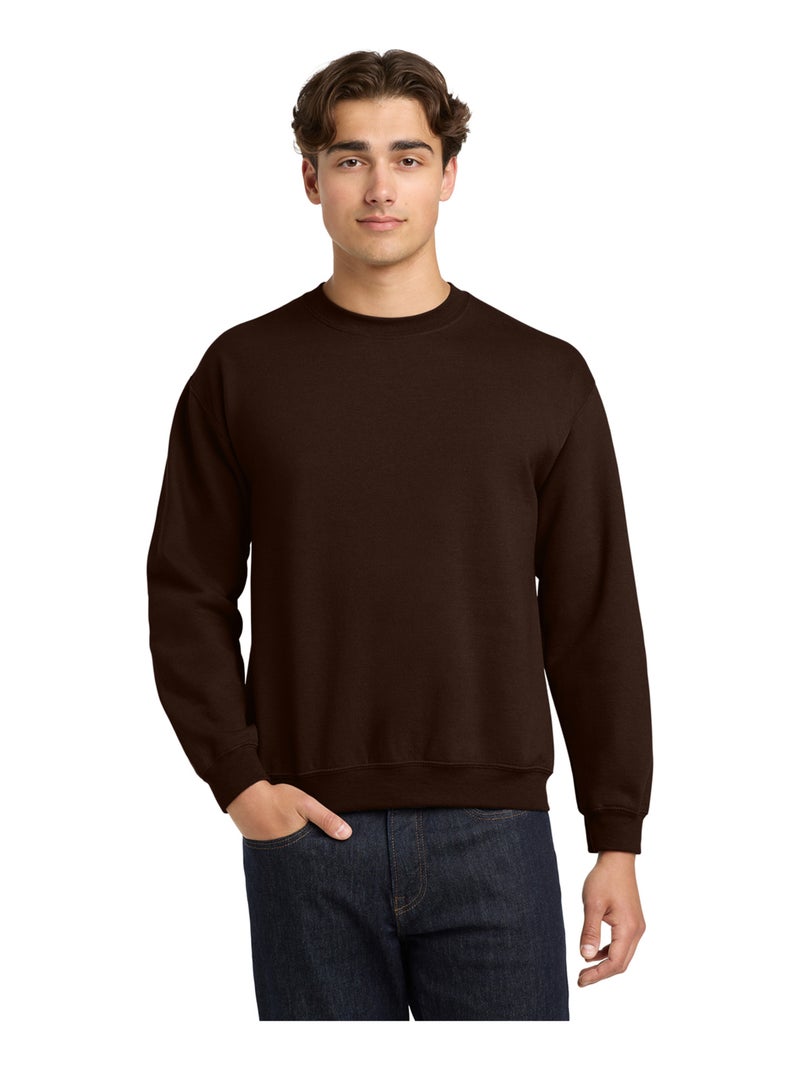 Gildan - Sweat Marron foncé - Kiabi