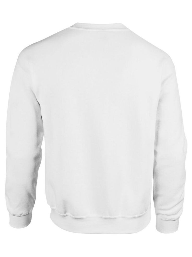 Gildan - Sweat motif/style uni Blanc - Kiabi