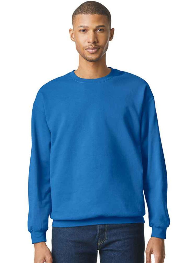 Gildan - Sweat SOFT STYLE Bleu roi - Kiabi
