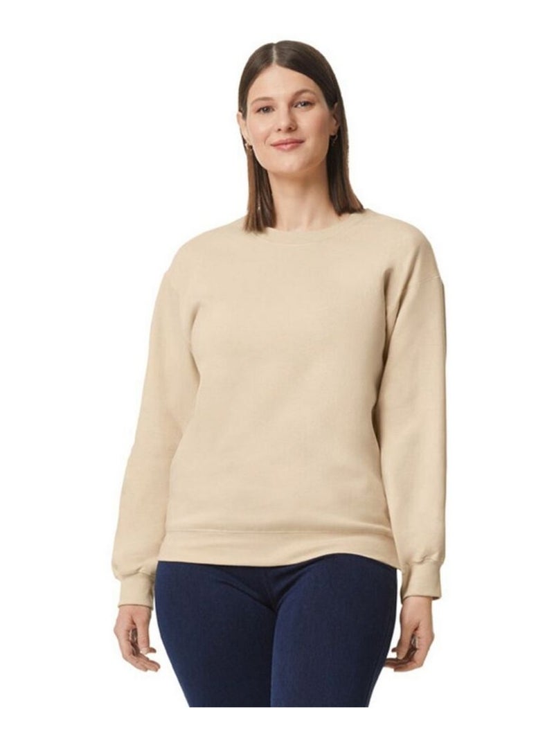 Gildan - Sweat SOFTSTYLE Beige sable - Kiabi