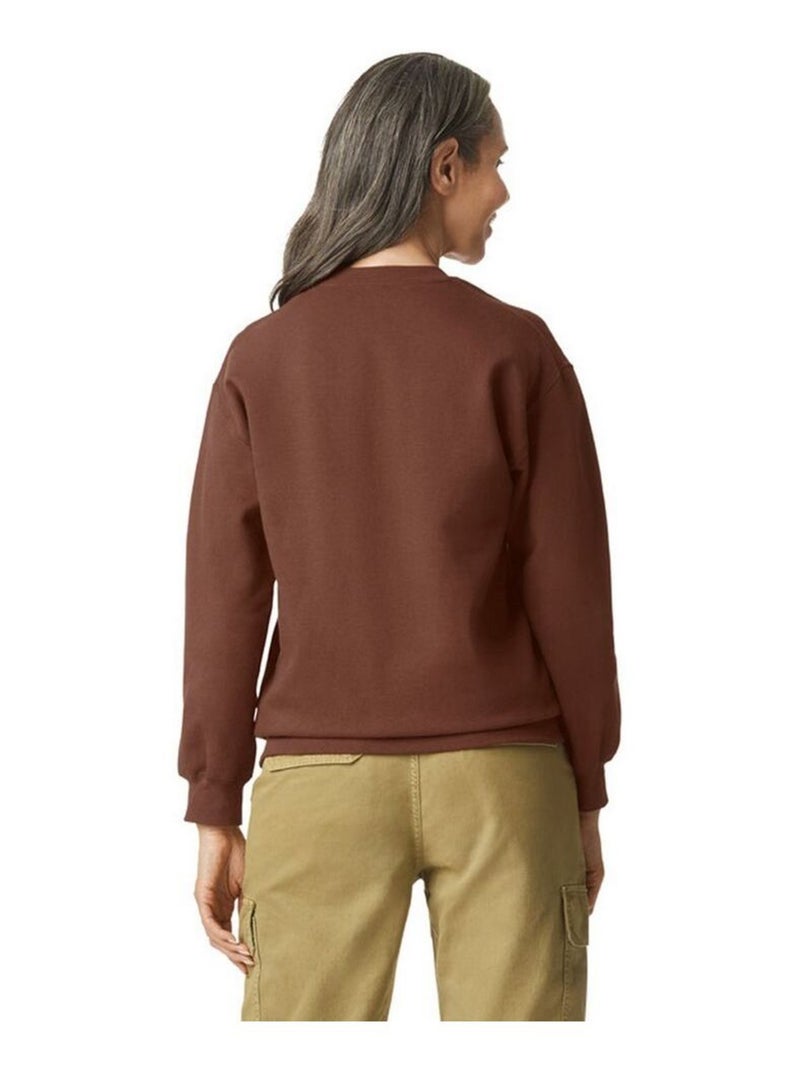 Gildan - Sweat SOFTSTYLE Marron - Kiabi