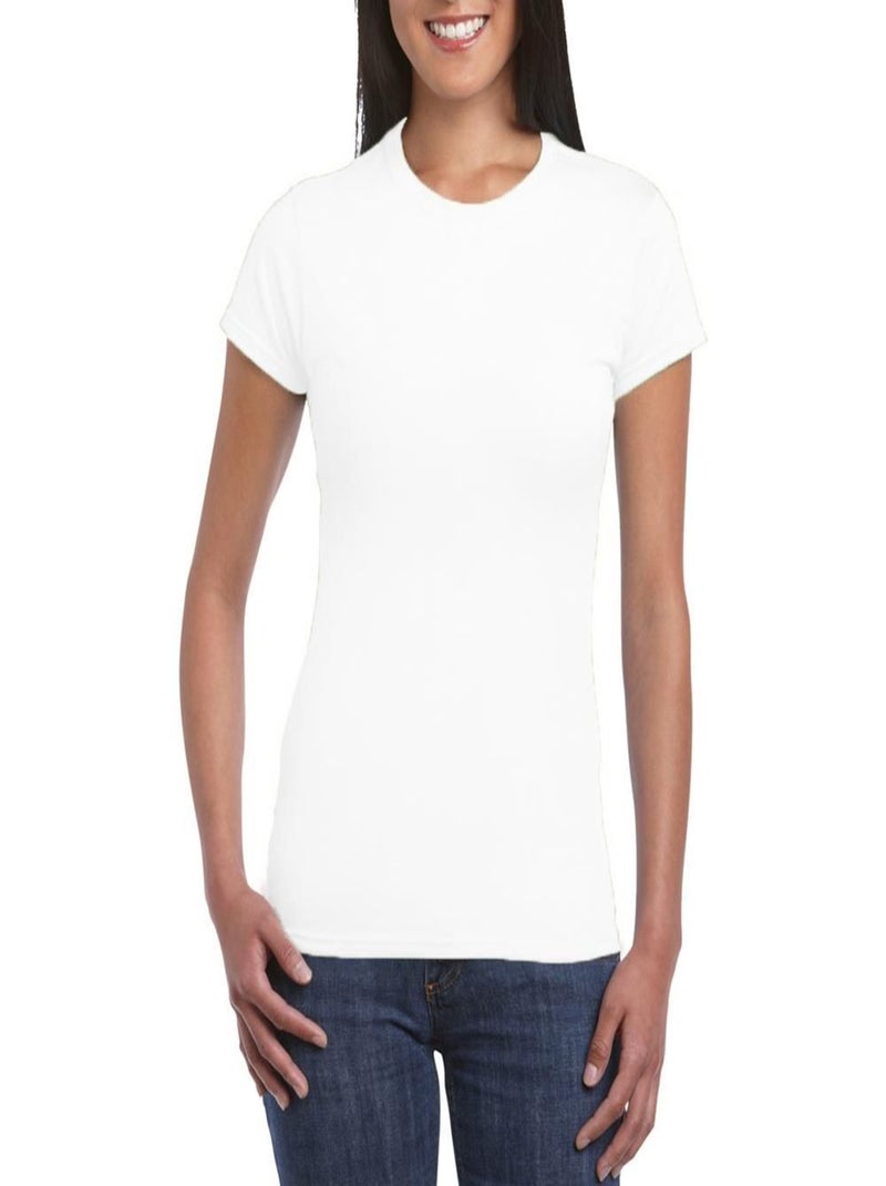 Gildan - T-shirt à manches courtes Blanc - Kiabi
