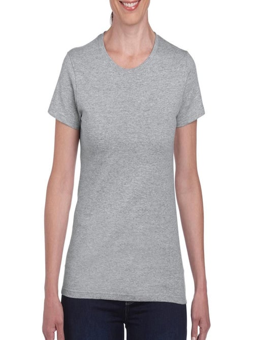 Gildan - T-shirt à manches courtes coupe féminine - Kiabi