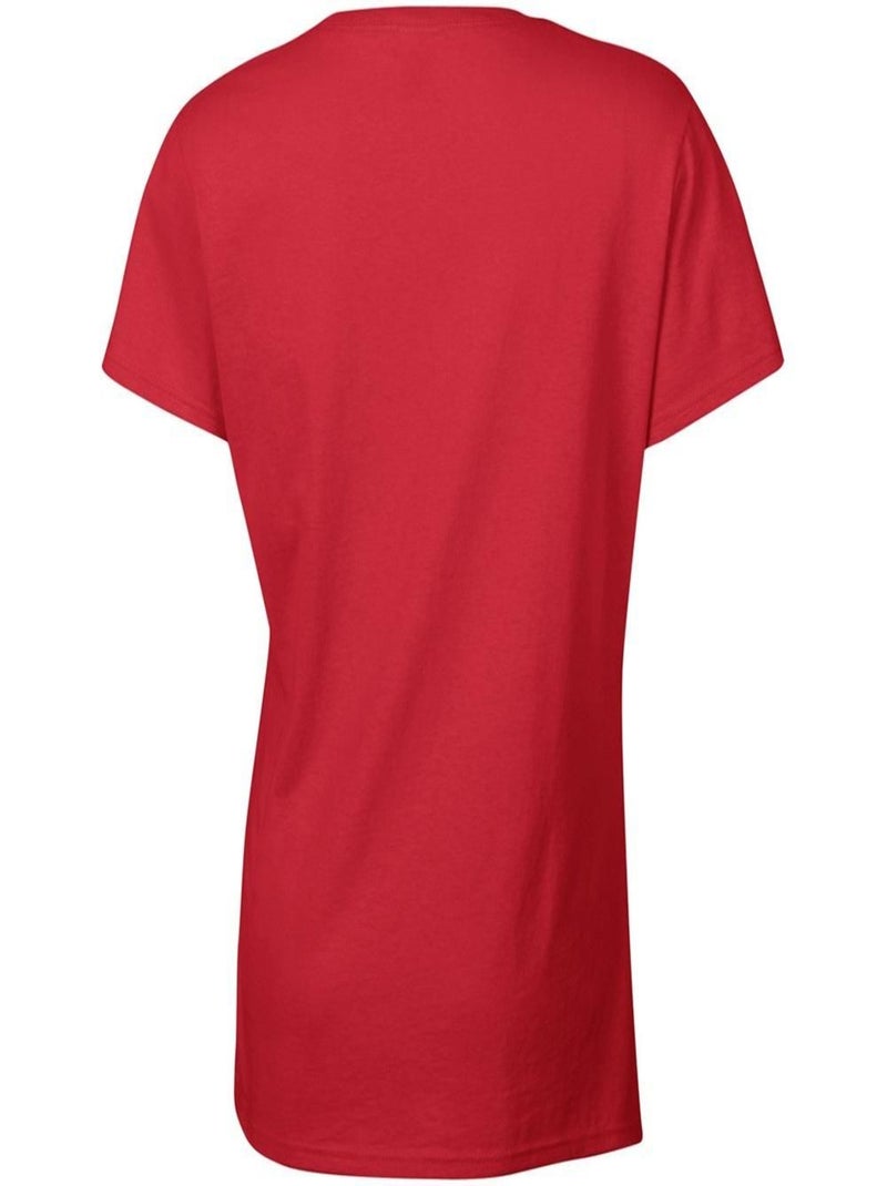 Gildan - T-shirt à manches courtes coupe féminine Rouge - Kiabi