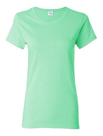 Gildan - T-shirt à manches courtes coupe féminine