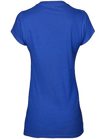Gildan - T-shirt à manches courtes et col en V