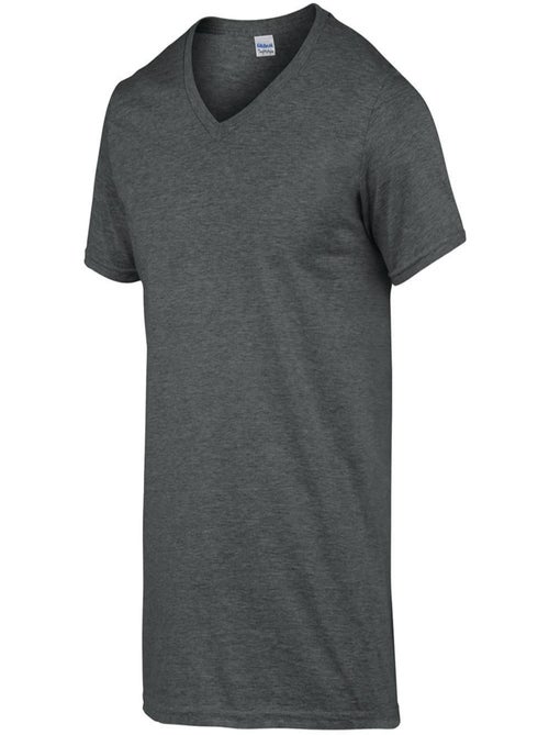 Gildan - T-shirt à manches courtes et col en V - Kiabi