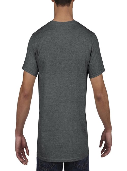 Gildan - T-shirt à manches courtes et col en V - Kiabi