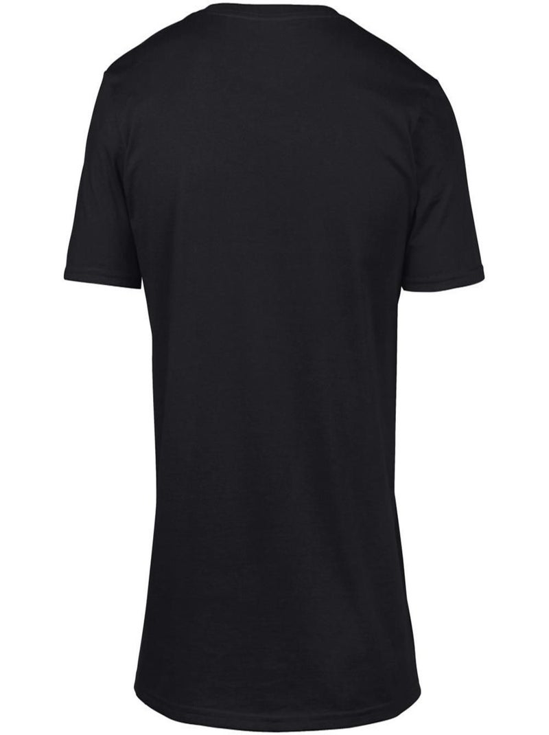 Gildan - T-shirt à manches courtes et col en V Noir - Kiabi