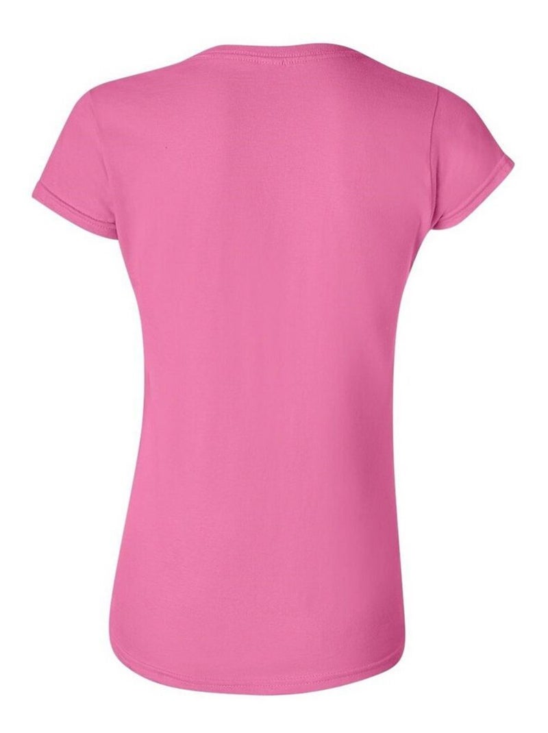 Gildan - T-shirt à manches courtes Rose - Kiabi