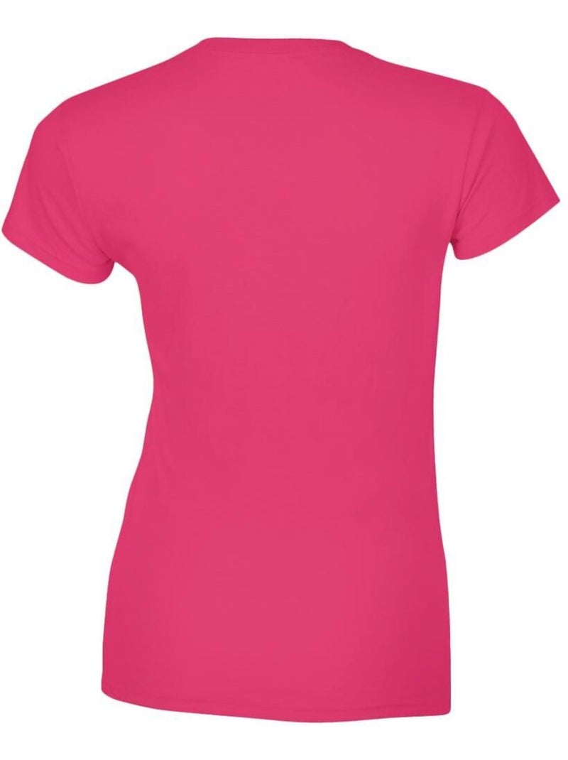 Gildan - T-shirt à manches courtes Rose foncé - Kiabi