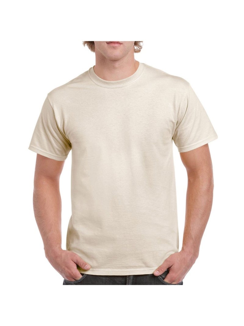Gildan - T-shirt Blanc Beige - Kiabi