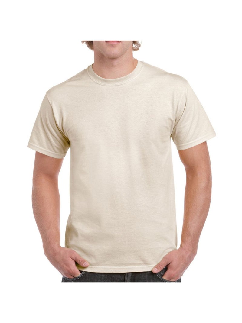 Gildan - T-shirt Blanc Beige - Kiabi