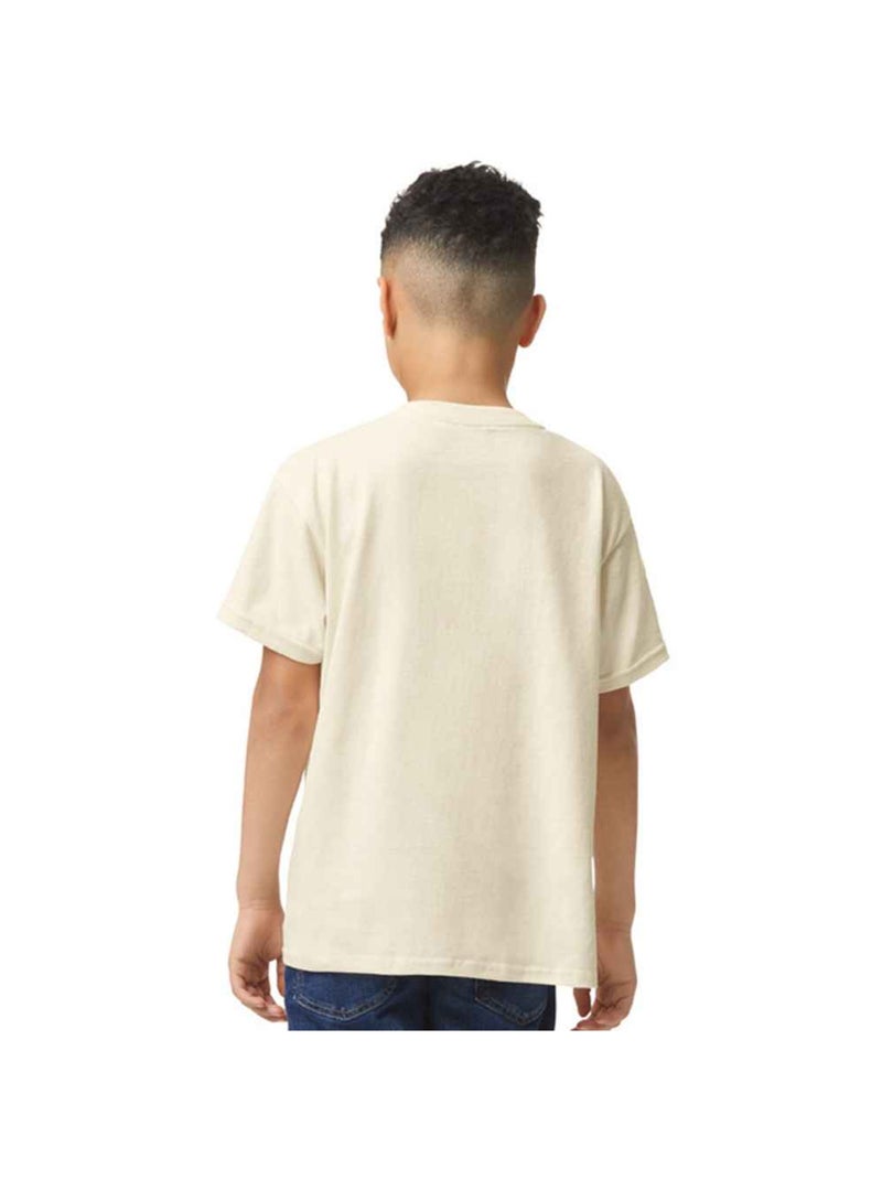 Gildan - T-shirt Blanc Beige - Kiabi