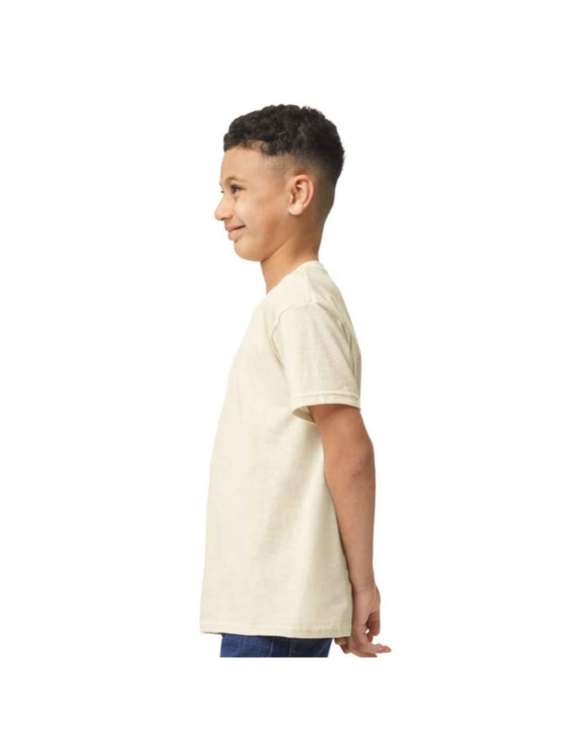 Gildan - T-shirt Blanc Beige - Kiabi