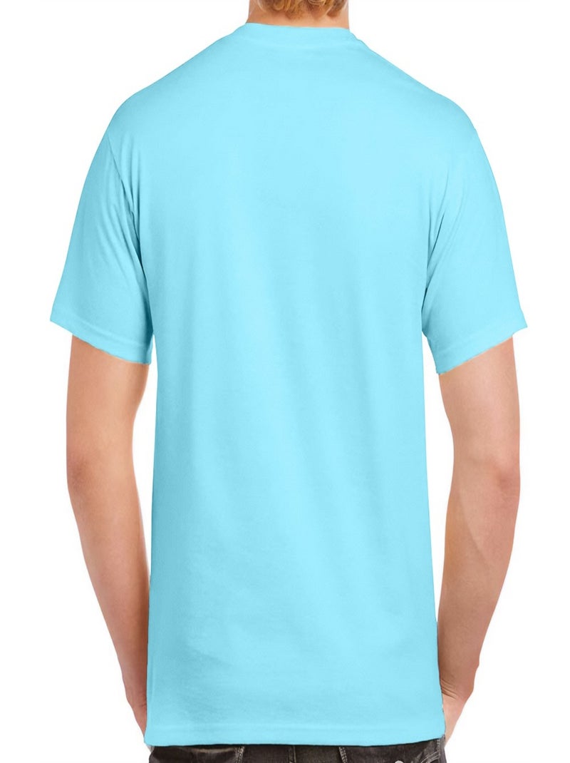Gildan - T-shirt Bleu ciel - Kiabi