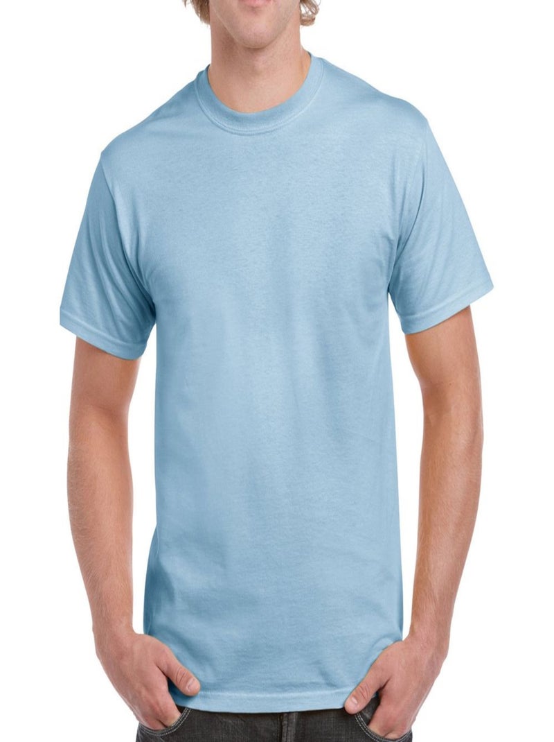 Gildan - T-shirt Bleu clair - Kiabi