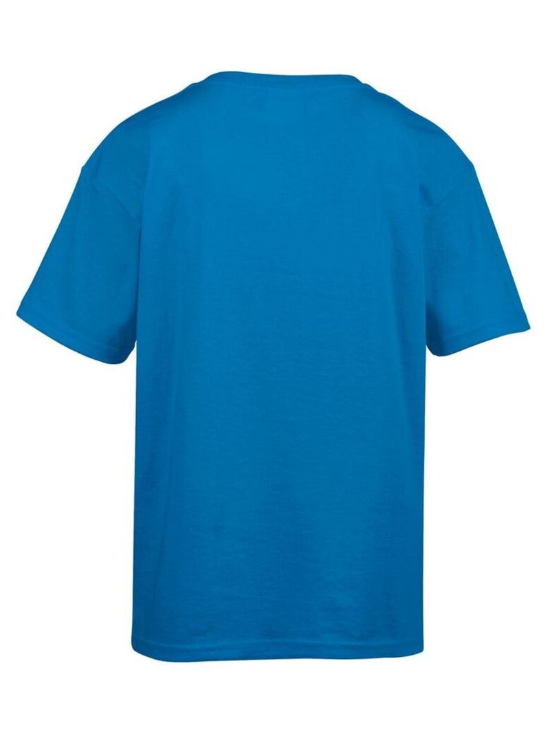 Gildan - T-shirt Bleu saphir - Kiabi