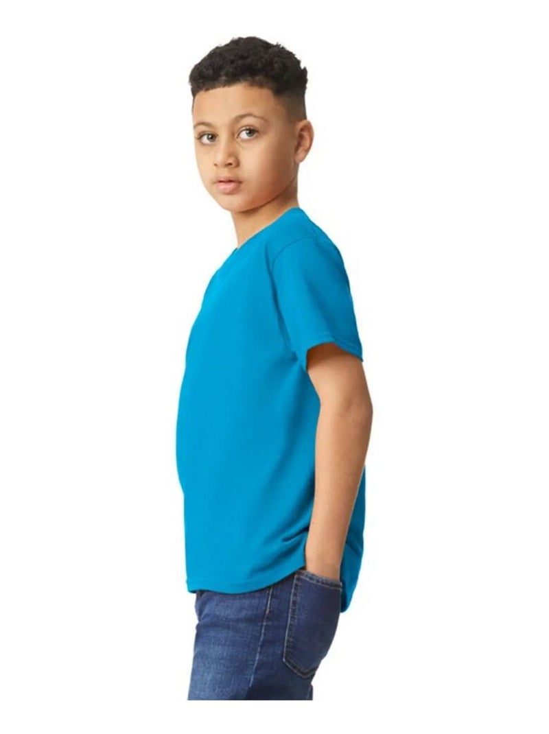 Gildan - T-shirt Bleu saphir - Kiabi