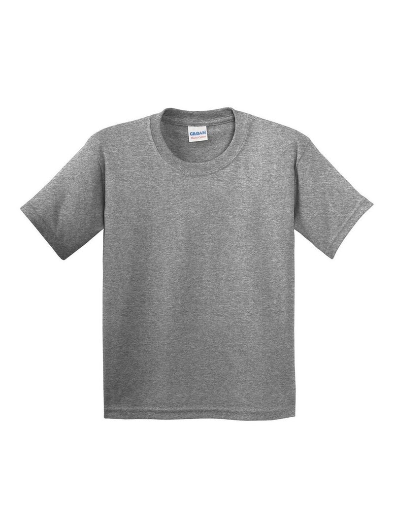 Gildan - T-Shirt en coton Noir Gris - Kiabi